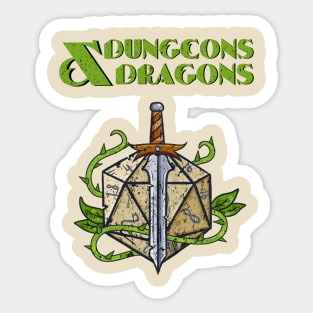 Dungeons & Dragons 1974 classic Sticker